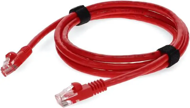 Main image of AddOn 10ft RJ-45 M/M Straight Red Cat6 UTP PVC Copper Patch Cable ADD10FCAT6RD