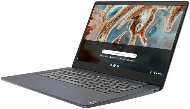 Alt view image 5 of 5 - Lenovo IdeaPad 3 14" Laptop MediaTek MT8183 4 GB RAM 64 GB eMMC Abyss Blue - MediaTek MT8183 Octa-core - Twisted nematic (TN) technology - ARM Mali-G72 MP3 GPU - 1366 x 768 HD Display - Chrome OS