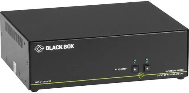 Alt view image 3 of 3 - KVM SWITCH, NIAP 3.0 - SINGLE-HEAD, DISPLAYPORT, AUDIO, 4K, USB, CAC, 2-PORT, TA