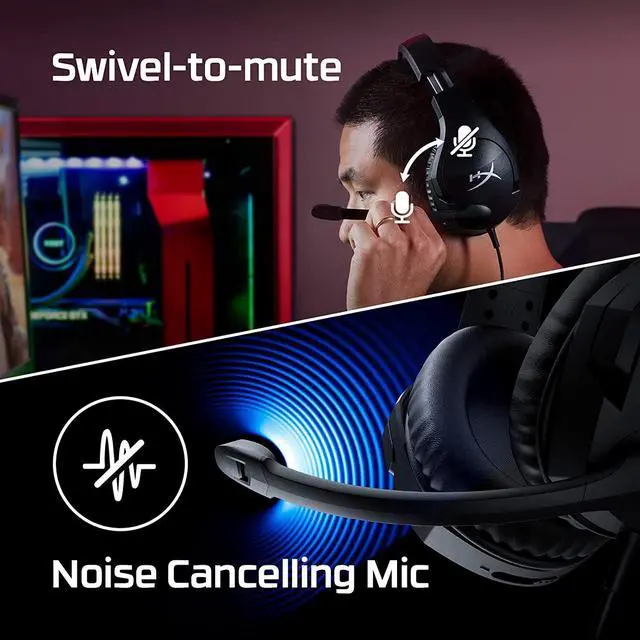 Alt view image 17 of 20 - HyperX Cloud Stinger S - Gaming Headset (Black)