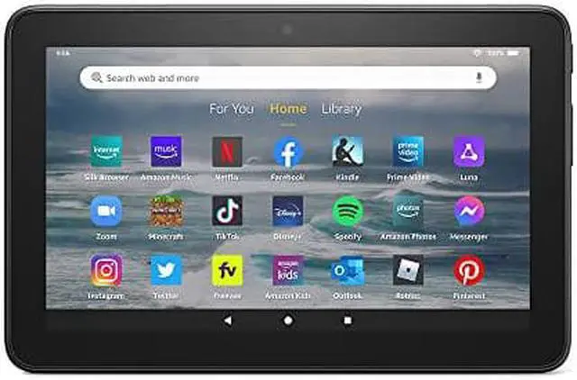 Main image of Amazon Fire 7 2022 7" 32GB Tablet Fire OS Lockscreen Ad-Supported Black