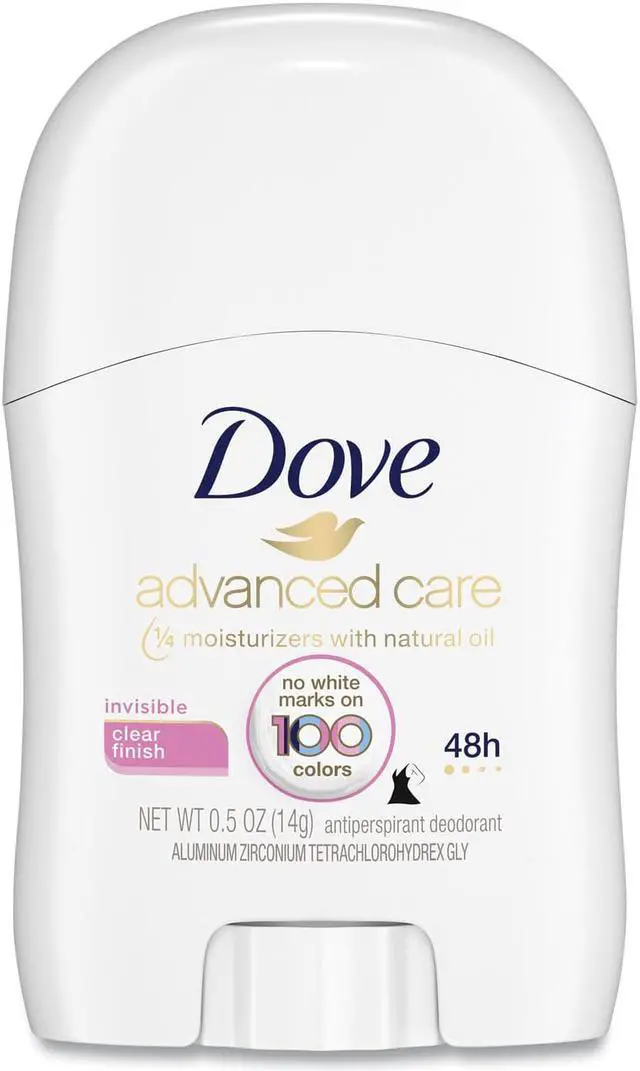 Alt view image 6 of 12 - Dove Invisible Solid Antiperspirant Deodorant, Floral Scent, 0.5 Oz 66801EA
