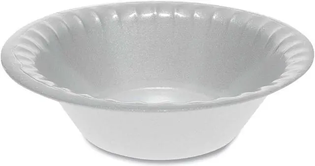 Alt view image 2 of 2 - Pactiv Laminated Foam Dinnerware, Bowl, White, 1,000 Bowls (PCTYTK100120000)