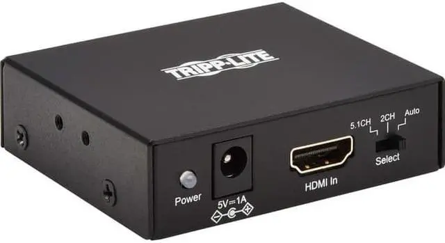 Main image of Tripp Lite 4K HDMI Audio De-Embedder/Extractor with TOSLINK P130000AUDIO2