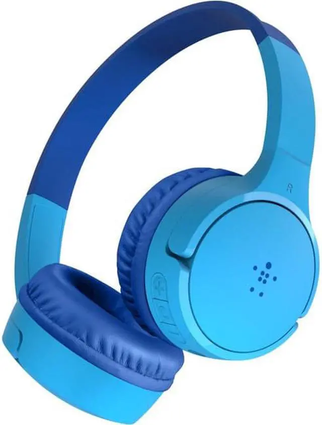 Alt view image 2 of 6 - Belkin SoundForm Mini Kids Wireless Headphones Blue AUD001btBLCS