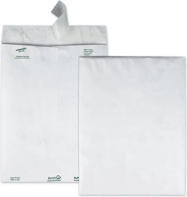 Alt view image 6 of 9 - Survivor Tyvek Mailer 9 1/2 x 12 1/2 White 100/Box R1520
