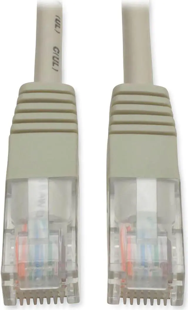 Alt view image 5 of 20 - TRIPP LITE N002-050-GY 50 ft. Cat 5E Gray 350MHz Molded Patch Cable