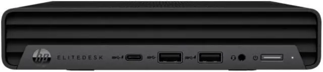 Alt view image 4 of 4 - HP EliteDesk 800 G6 Mini PC 8GB 256GB SSD Core i5-10500T 2.3GHz Win10P, Black