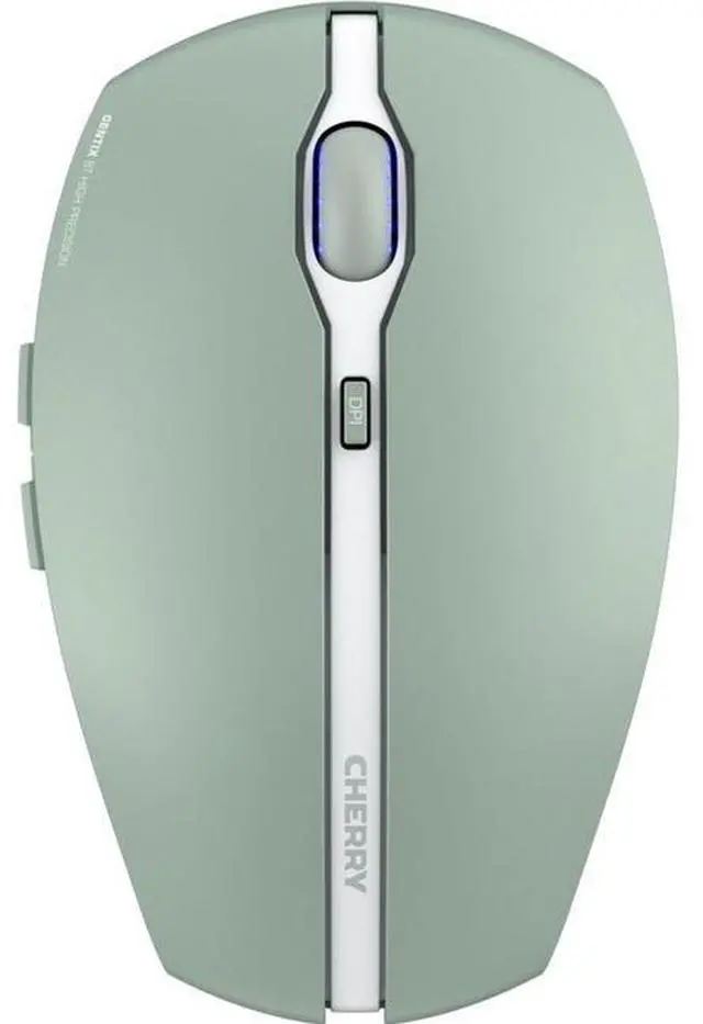 Alt view image 9 of 10 - CHERRY GENTIX BT Bluetooth Mouse - Optical - Wireless - Bluetooth - Agave Green - 2000 dpi - Scroll Wheel - 7 Button(s) - Small/Large Hand/Palm Size - Symmetrical