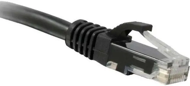 Alt view image 6 of 7 - ENET Cat6 Black 1 Foot Patch Cable with Snagless Molded Boot (UTP) High-Quality Network Patch Cable RJ45 to RJ45 - 1Ft