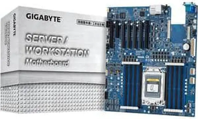 Alt view image 12 of 13 - Gigabyte MZ32-AR0 Server Motherboard AMD Chipset Socket SP3 MZ32AR0