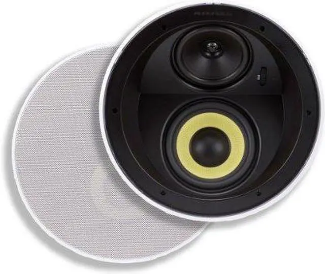 Alt view image 13 of 13 - Monoprice 160W 6.5" Dual Woofer Micro Flange In-Ceiling Speaker White 107605
