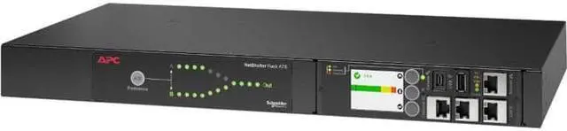 Alt view image 2 of 3 - APC by Schneider Electric NetShelter Automatic Transfer Switch AP4450A