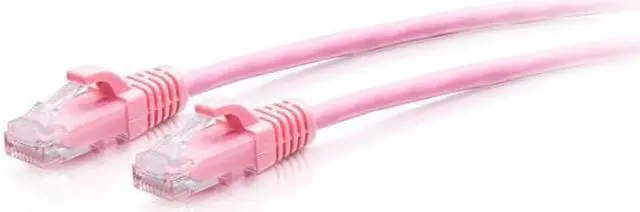 Main image of C2G 7ft Cat6a Snagless Unshielded UTP Slim Ethernet Patch Cable Pink C2G54555