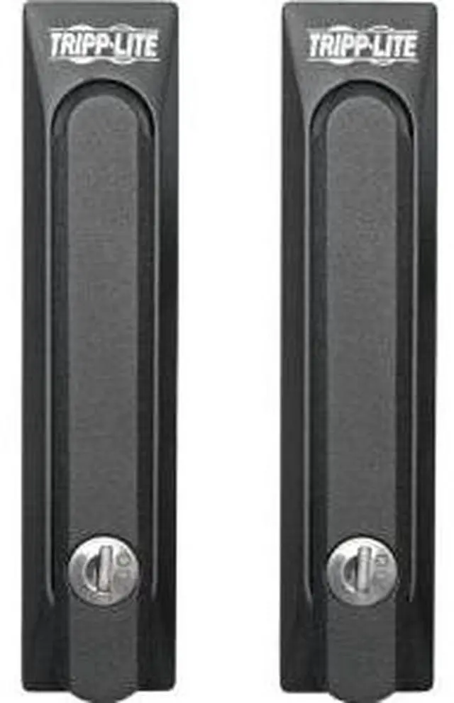 Alt view image 4 of 12 - Tripp Lite Replacement Lock for SmartRack Server Rack Cabinets - Front and Back Doors, 2 Keys, Version 1 (SRHANDLE1)