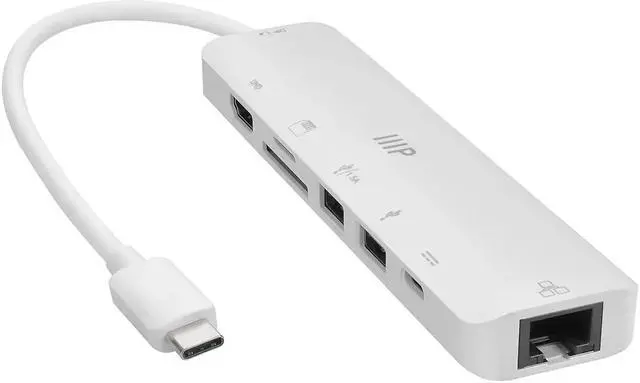 Main image of MONOPRICE 7-IN-1 USB-C MULTIPORT 4K HDMI ADAPTER