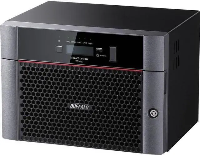 Alt view image 7 of 7 - BUFFALO TeraStation TS5820DN12808 8-Bay NAS 128TB (8x16TB) with NAS-Grade Hard Drives Included Desktop Network Attached Storage