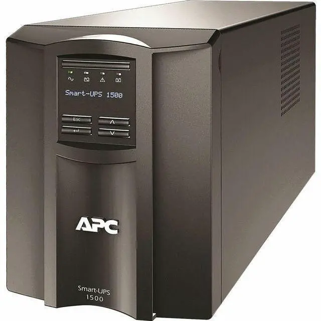 Alt view image 11 of 13 - APC by Schneider Electric Smart-UPS 1500VA Tower UPS - Tower - AVR - 3 Hour Recharge - 6.50 Minute Stand-by - 120 V AC Input - 110 V AC, 125 V AC, 120 V AC Output - Sine Wave - USB - LCD Display - 8 x