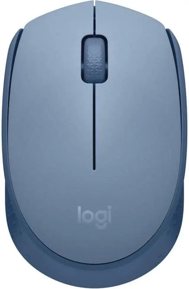 Alt view image 3 of 3 - Logitech M170 Wireless Mouse for PC, Mac, Laptop, 2.4 GHz with USB Mini Receiver, Optical Tracking, 12-Months Battery Life, Ambidextrous - Blue Grey
