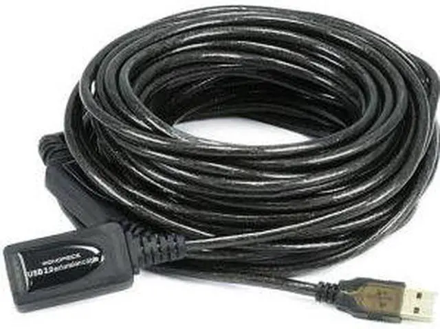 Alt view image 12 of 17 - Monoprice USB Type-A Male to Type-A Female 2.0 Extension Cable - Active, 28/24AWG, Repeater, Kinect, and PS3 Move Compat