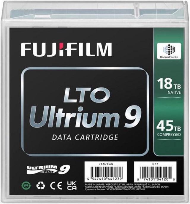 Main image of Fujifilm LTO Ultrium9 18TB Native 45TB Compressed Tape Cartridge w/Case 16659047