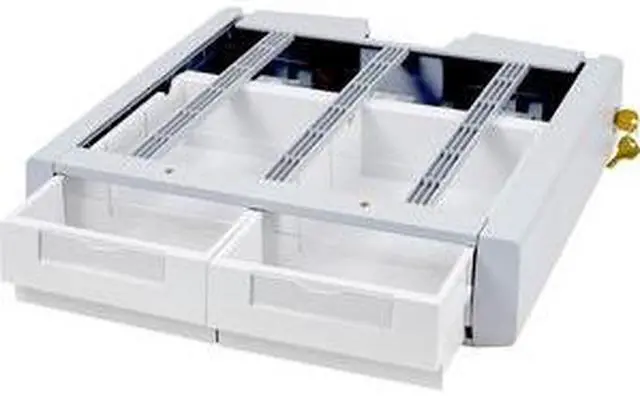 Alt view image 6 of 6 - Ergotron SV Supplemental Storage Drawer, Double - 18" Length x 18" Width x 6.5" Height - Gray,