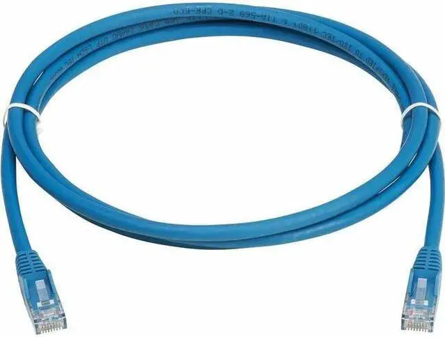 Alt view image 7 of 7 - Cat6 Gigabit Snagless Molded UTP Ethernet Cable (RJ45 M/M), PoE, LSZH, Blue, 2 m - 6.56 ft Category 6 Network Cable for Network Device, PoE Device, Router, Switch, Hub, Modem, Computer, Printer, Acces