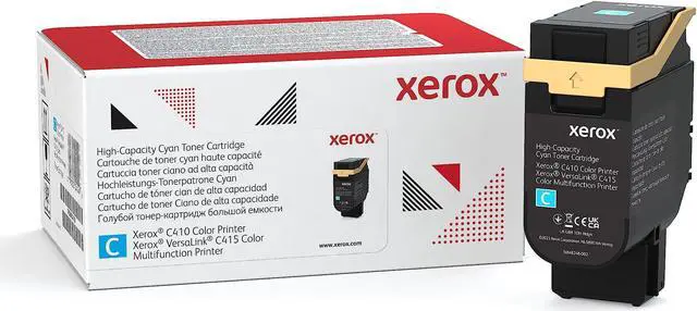Main image of Xerox High Yield Laser Toner Cartridge Box Return Program Cyan 006R04686