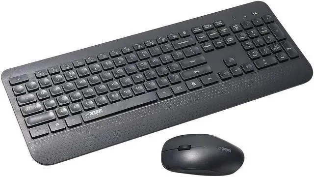 Alt view image 2 of 2 - Uncaged Ergonomics KM1 Wireless Keyboard and Mouse Combo Black