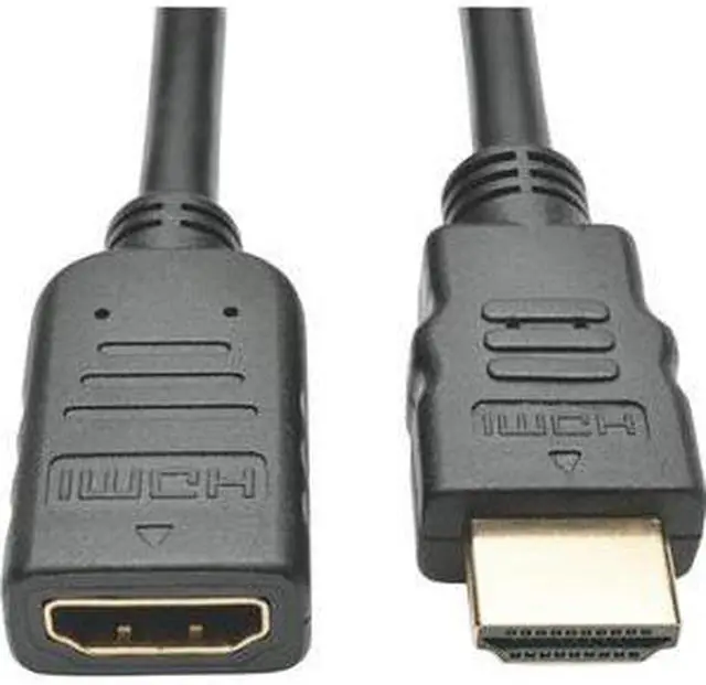 Alt view image 2 of 9 - Tripp Lite High-Speed HDMI Extension Cable with Ethernet and Digital Video with Audio, Ultra HD 4K x 2K (M/F), 6 ft. (P569-006-MF)