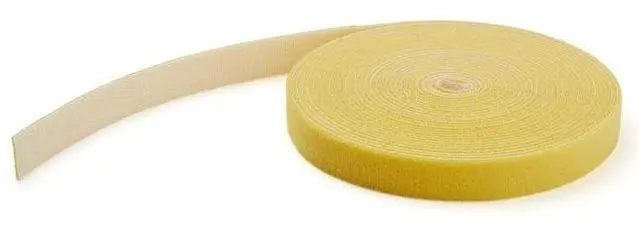 Alt view image 2 of 2 - StarTech.com HKLP25YW Hook and Loop Tape - 25 ft. - Reusable Adjustable Cable Ties - Yellow (HKLP25YW)