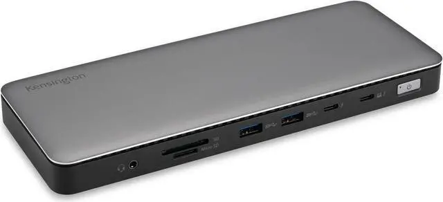 Alt view image 9 of 9 - Kensington SD5765T Thunderbolt 4 Dual 4K Docking Station (DFS) - 96W PD - for Monitor/Solid State Drive/Headphone/Microphone - Memory Card Reader - SD, microSD - Thunderbolt 4 - 2 Displays Supported -