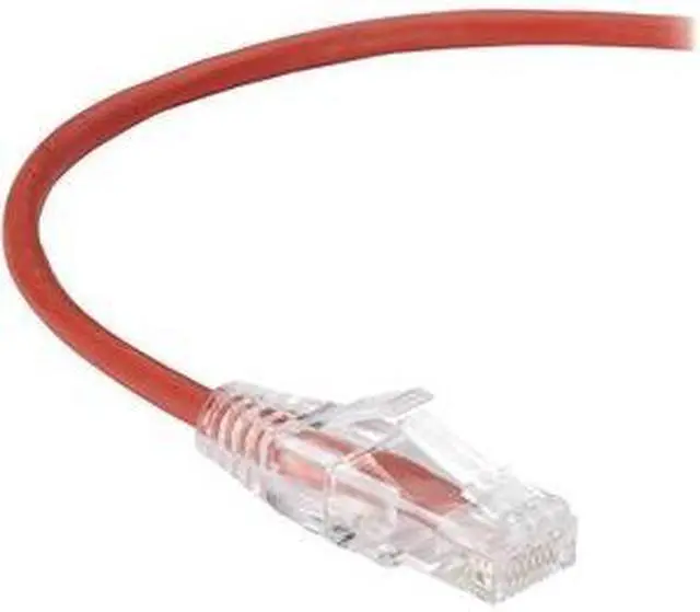 Alt view image 7 of 7 - BLACK BOX C6APC28-RD-05 CAT6A 500-MHZ STRANDED ETHERNET PATCH CABLE - UNSHIELDED (UTP), CM PVC, SNAGLESS