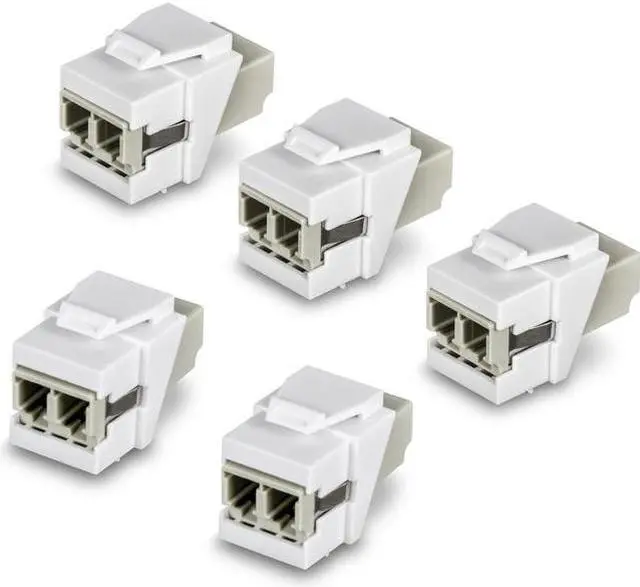 Alt view image 16 of 16 - TRENDnet TC-K05LC, LC Duplex Fiber Optic Keystone Coupler Jacks 5-Pack