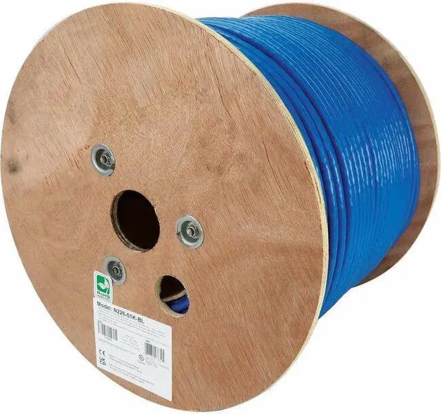 Main image of Tripp Lite 1000ft Cat8 25G/40G Solid Core S/FTP Ethernet Cable Blue N22601KBL