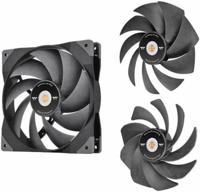 Main image of Thermaltake SWAFAN GT14 PC Cooling Fan, 3 Types of Detachable Fan Blades, High Pressure/High Air Flow/ Reversed (Single Fan Pack) CL-F157-PL14BL-A