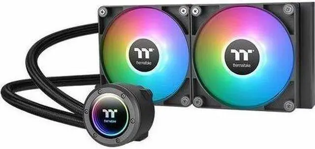 Main image of Thermaltake TH240 ARGB Sync V2 CPU Liquid Cooler/AlO Liquid Cooling/Fan 120mm*2/PWM 500~2000 RPM/Mirror Waterblock/MB ARGB Sync Control, CL-W361-PL12SW-A