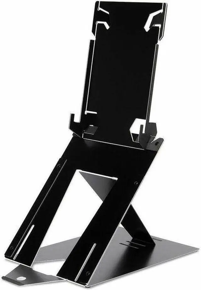 Alt view image 2 of 3 - R-GO Duo Tablet Riser & Adjustable Laptop Stand - Black