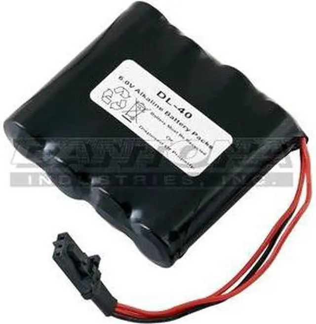 Alt view image 4 of 4 - Dantona DL-40 6V & 2200 mAh Door Lock Alkaline Replacement Battery for Interstate-DRY0048