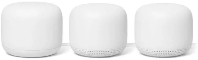 Main image of Google Nest Wifi Router and 2 points (2nd generation) AC 2200 - Certified Renewed