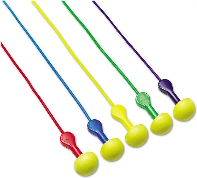 Alt view image 4 of 4 - 3M EAR Express Pod Plugs Corded 4/BX Yellow 3111115