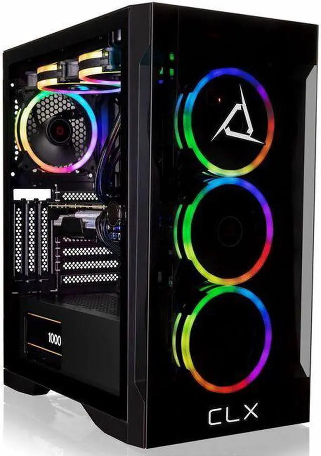 Alt view image 13 of 13 - CLX SET Gaming Desktop - AMD Ryzen 9 7900X 4.7GHz 12-Core, GeForce RTX 4090 24GB GDDR6X Graphics, 32GB DDR5 Memory,  1TB NVMe M.2 SSD, 4TB HDD, WiFi, Win 11 Home 64-bit