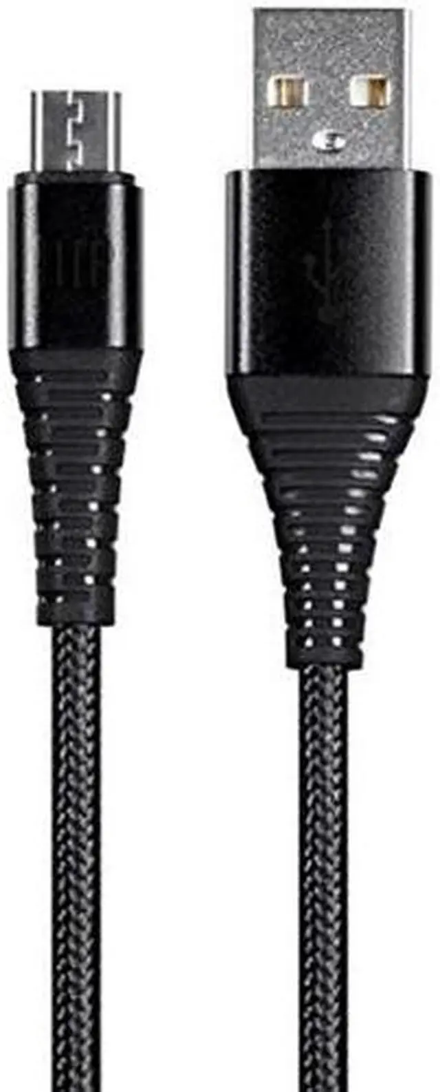 Alt view image 7 of 7 - Monoprice USB 2.0 Micro B to Type A Charge & Sync Cable - 3 Feet - Black | Nylon-Braid, Durable, - AtlasFlex Series