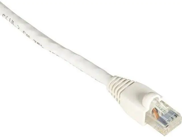 Alt view image 7 of 9 - Black Box EVNSL650-0010 10 ft. GigaTrue CAT6 550MHz Stranded Ethernet Patch Cable - Unshielded, PVC, Snagless Boots, Straight-Pinned, White