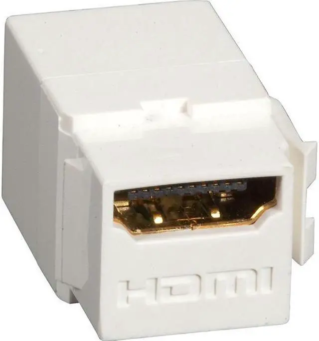 Alt view image 2 of 3 - Snap Fitting - Hdmi, Female/Female, Office White, Gsa, Taa
