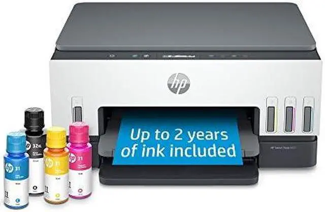 Alt view image 9 of 16 - HP Smart Tank 6001 All-in-One InkJet Printer, Color Mobile Print, Scan, Copy