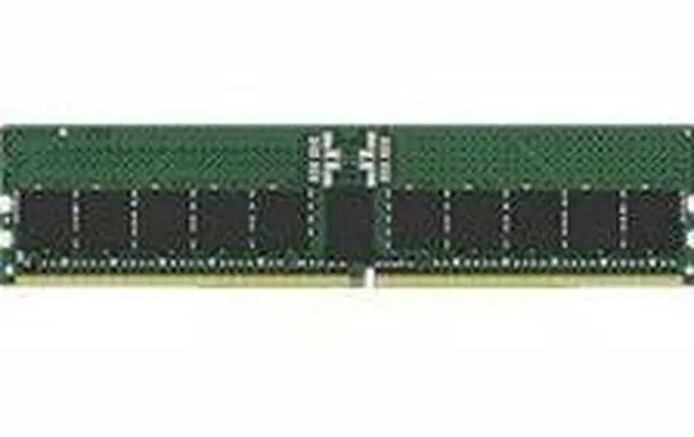 Main image of Kingston 32GB DDR5 SDRAM Memory Module - For Workstation - 32 GB - DDR5-4800/PC5-38400 DDR5 SDRAM - 4800 MHz Single-rank Memory - CL40 - 1.10 V - ECC - Registered - 288-pin - DIMM - KTH-PL548S4-32G