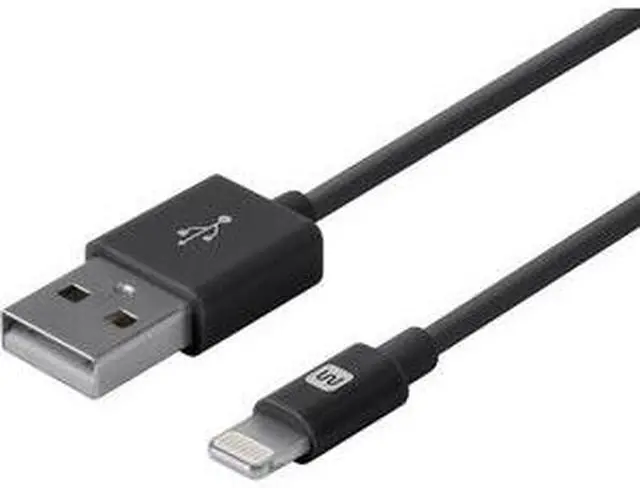 Alt view image 8 of 9 - Monoprice Select Series Apple MFi Certified Lightning to USB Charge & Sync Cable - 3 Feet - Black for iPhone X, 8, 8 Plus, 7, 7 Plus, 6, 6 Plus, 5S