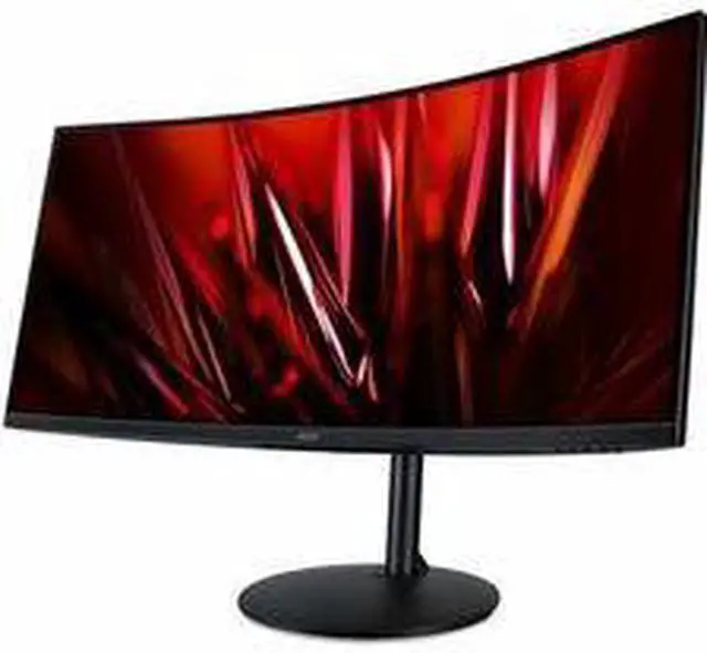 Alt view image 2 of 4 - Acer XZ342CUS3 34" UW-QHD LED Monitor - 21:9 - Black - 34" Class - Vertical Alignment (VA) - LED Backlight - 3440 x 1440 - 1.07 Billion Colors - FreeSync Premium - 400 Nit - 1 ms - 180 Hz Re