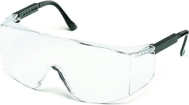 Alt view image 2 of 3 - Tacoma Protective Eyewear, Clear Lens, Polycarbonate, Duramass Hc, Black Frame
